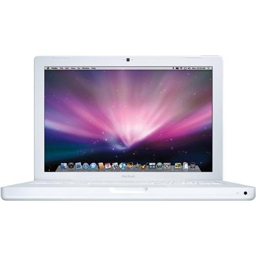 Apple MacBook MB403LL/A 13.3-inch Laptop (2.4 GHz Intel Core 2 Duo Processor, 2 GB RAM, 160 GB Hard Drive) White