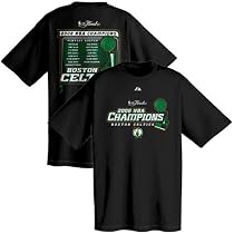 Boston Celtics 2008 NBA Finals Champions Winning Attitude Championship Roster T-shirt