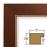 24x33 Custom Picture Frame / Poster Frame 1 Wide Complete Red Wood Frame (286RD)