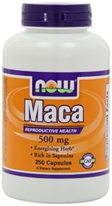 NOW Foods Maca 500mg, 250 Capsules