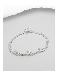 CZ Bracelet In 92.5 Sterling Silver