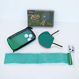 Antique Vintage Rep Indoor Table Tennis Set Net Paddles Balls Bag Ping Pong Game