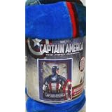 Captain America Micro Raschel Throw