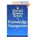 Harvard Business Review on Knowledge Management