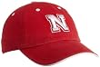 Nebraska Cornhuskers Adult Adjustable Hat, Red/White