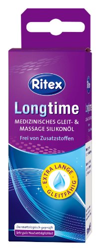 Ritex "Longtime" Medizinisches Silikonöl & Massageöl Gleitmittel frei von Zusatz