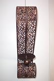 Wandkerzenhalter "Antique"", 2er-Set, Metall, braun