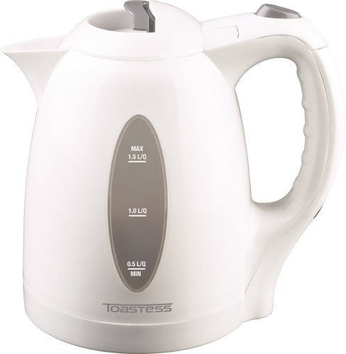 "Toastess Electric Jug Kettle, White"