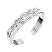 CZ Eternity Style Toe Ring R128c