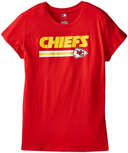 NFL Womens Kansas City Chiefs Franchise Fit III Short Sleeve Crew Neck Tee (Athletic Red, X-Large)