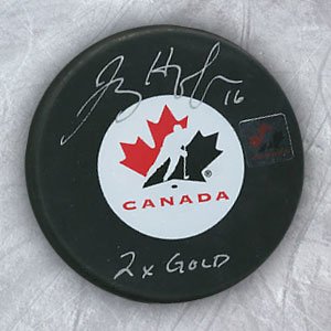 AJ Sports World HEFJ996050 Jayna HEFFORD Team Canada autografiada Disco