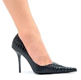 4 in Heel Pointy Toe Pump. (E-411-Lulu) 4 Heel Pointy Toe Pump. Colors: Black, Silver. Sizes:5-11 (full).