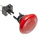 Omron A165E-S-03U Emergency Stop Operation Unit and Switch, Solder Terminal, IP65 Oil-Resistant, 16mm Mounting Aperture, Non-Lighted, Push-Lock Turn-Reset Operation, 30mm Diameter, Triple Pole Single Throw Normally Closed Contacts
