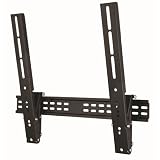 Duronic TVB201M Ultra Slimline Ultra Strong Adjustable Black LED LCD TV Tilt Tilting Wall Mount Bracket 23"-55" - MAX VESA 400 X 400 (distance between the holes on the back of your TV)by Duronic