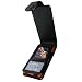 iGadgitz Black Genuine Leather Case Cover + Screen Protector for Sony Walkman S Series Video 8GB & 16GB NWZ-S639 NWZ-S638 NWZS638 NWZS639 (NWZ-S639F, NWZ-S639FB, NWZ-S639FR, NWZ-S639FS, NWZ-S638F, NWZ-S638FB, NWZ-S638FR, NWZ-S638FS NWZ-S630 )