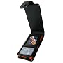 iGadgitz Black Genuine Leather Case Cover + Screen Protector for Sony Walkman S Series Video 8GB & 16GB NWZ-S639 NWZ-S638 NWZS638 NWZS639 (NWZ-S639F, NWZ-S639FB, NWZ-S639FR, NWZ-S639FS, NWZ-S638F, NWZ-S638FB, NWZ-S638FR, NWZ-S638FS NWZ-S630 )