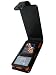 iGadgitz Black Genuine Leather Case Cover Holder for Sony Walkman NWZ-E435, NWZ-E436 NWZ-E438 NWZE438 NWZE436 (NWZ-E435F, NWZ-E435FB, NWZ-E435FR, NWZ-E435FS, NWZ-E436F, NWZ-E436FB, NWZ-E436FR, NWZ-E436FS, NWZ-E438F, NWZ-E438FB, NWZ-E438FR, NWZ-E438FS ) E Series 2GB, 4GB & 8GB + Screen Protector