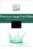 CEB Common English Bible Premium Large Print Decotone Black Onyx