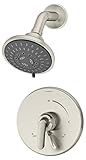 Symmons S-5501-STN-TRM Elm 1- Handle Shower Faucet Trim, Satin Nickel [並行輸入品]