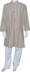 Men Designer Clothes For Summer Kurta Pajama India Fashion Size