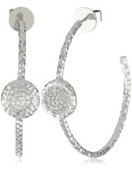 Phillips Frankel "Affair" White Gold Diamond Hoop Earrings