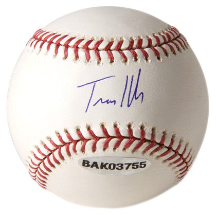 Cleveland Indians Travis Hafner Autographed Baseball (UDA)