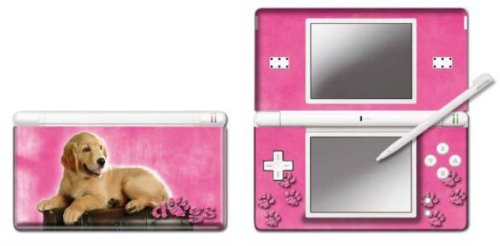 Childrens Toyshop  Video Games : Pebble Entertainment Pink Retriever Graphic Skin for DS Lite (Nintendo DS)