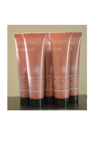Redken Smooth Lock Stay Sleek Leave-in Cream for Dry/unruly Hair 1 Oz X 5 - 5oz Total