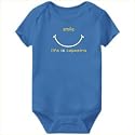 Baby Bodysuit Admiral Blue " SMILE ... LIFE IS Capoeira " Sports