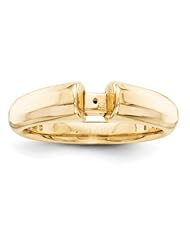14k Peg Set Solitaire Ring Semi-Mounting, No Center Stone Included