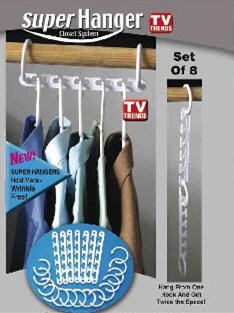 Super Hanger Closet System- Set of 8