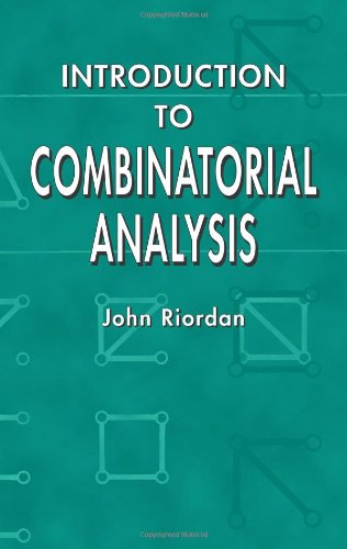 introduction to combinatorial analysis dover books on mathematics
