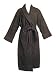  : Nautica Long Black Cable Pattern Robe