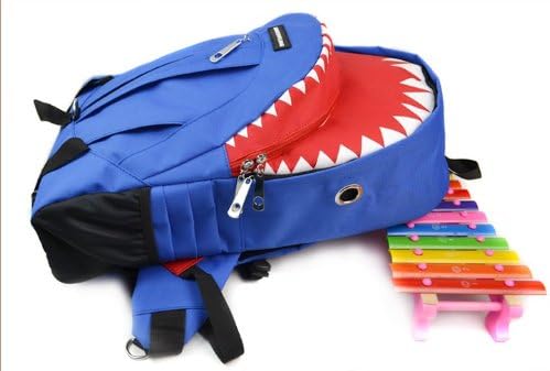 AIDUODUO School Gift Weatherproof Child Daypack Shark(L) (Blue)