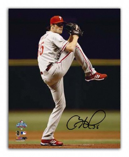 Cole Hamels Philadelphia Phillies - 2008 World Series - Autographed 8x10 Photograph