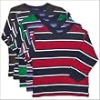 Boys Allover Stripe Heavy Jersey Tee