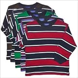 Boys Allover Stripe Heavy Jersey Tee