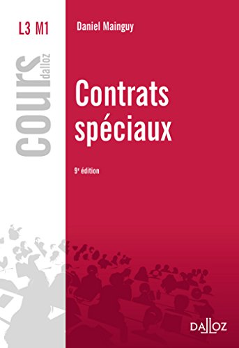 Contrats spéciaux (Cours) Contrats spéciaux (Cours)