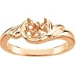14K Rose Gold Mother's Ring - 3 Gemstone -- YOU CHOOSE THE COLORS!