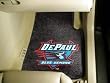 DePaul Blue Demons universal fit Carpet 2 Pc Car Floor Mat (Rug)