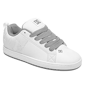 DC Men's Court Graffik Sneaker,White/Armor/White,7 M US