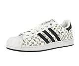 Adidas Men's Superstar 35th Anniversary Series Etched White Casual Shoe Black, White (14)