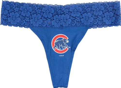 Chicago Cubs Women's Blue Super Soft Thong