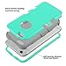iPhone 6S Case,iPhone 6 Case,ULAK Anti Slip Heavy Duty High Impact Dust Scratch Shock Resistance Protective Cover Hybrid High Soft Silicone+Hard PC Case for Apple iPhone 6/6S 4.7 Inch(Mint Green/Grey)