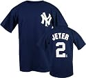 Derek Jeter Majestic Name and Number New York Yankees T-Shirt