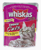 Whiskas Choice Cuts Chicken Dinner in Gravy (24/3-oz Flavor-Lock Pouches)