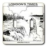 Londons Times Health and Vanity Trends Cartoons - Viagra Falls - Light Switch Covers - double toggle switch