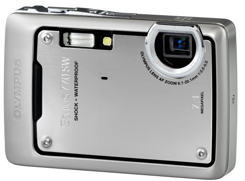 Olympus Stylus 770SW 7.1MP Digital Camera with 3x Optical Zoom (Silver) image