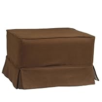 Slipcover for Lullaby Ottoman - Chocolate