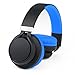 Sound Intone BT-02 Wireless Bluetooth Headphones Over-ear Stereo Folding with Volume Control and Microphone Headsets (Black/blue)